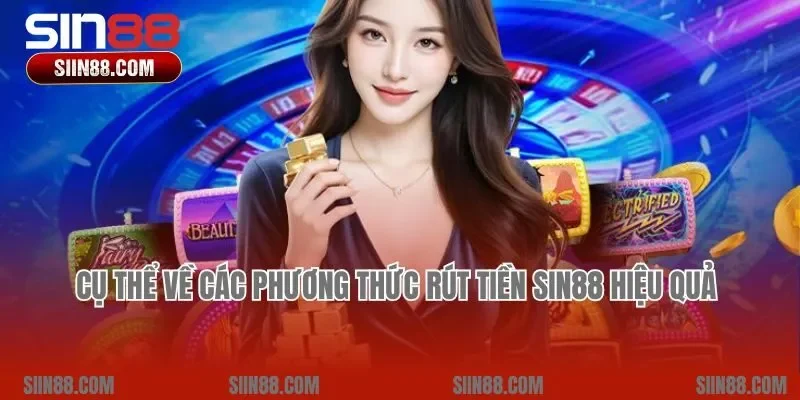 Cụ thể về các phương thức rút tiền Sin88 hiệu quả 